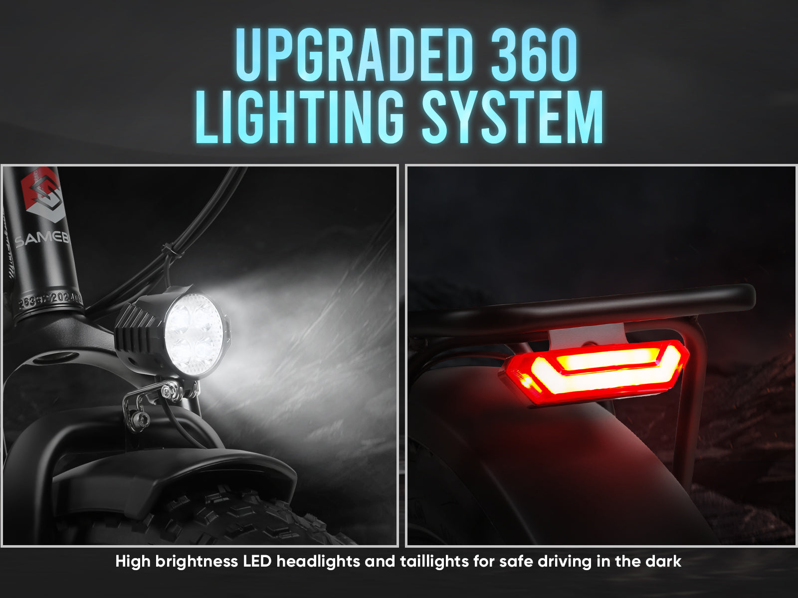 LOTDM200-II Fat Tire Electric Mountain Bike