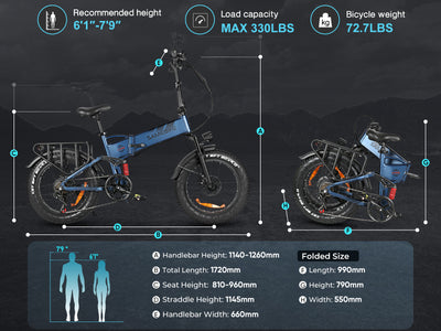 RS-A02 Pro Fat Tire Off Road E-bike
