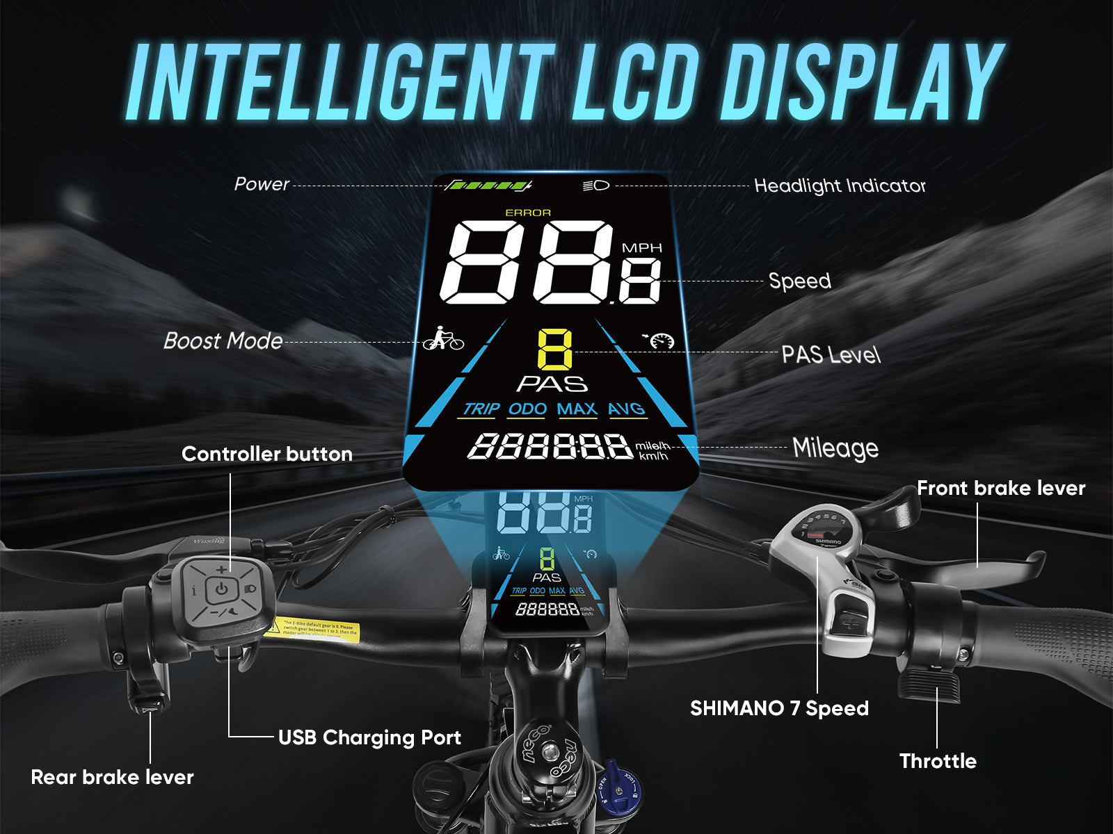 RS-A01 MEN Electric Commuter Bike