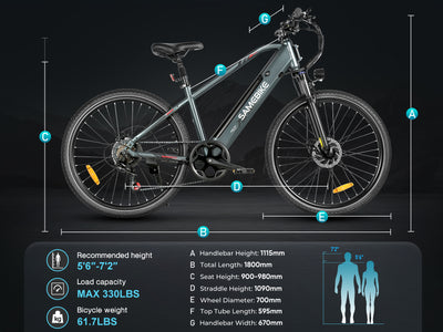 RS-A01 MEN 1.0 Electric Commuter Bike