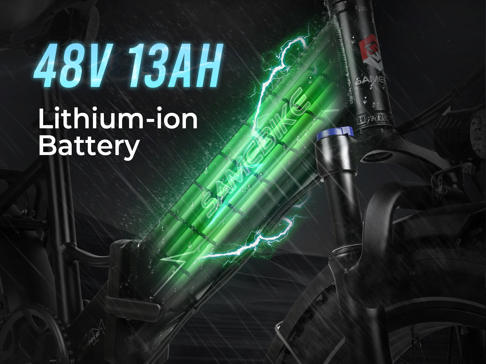 LOTDM200-II Fat Tire Electric Mountain Bike